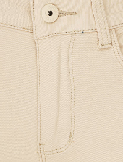 Jean uni push up coupe skinny - Beige - 3