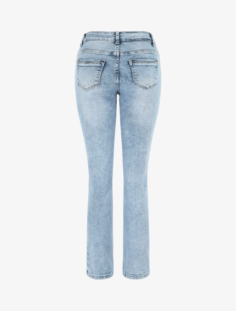 Jean slim taille standard - Bleu clair - 2