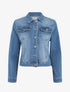 Veste en jean ajustée - Bleu - 1