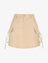 Jupe short cargo uni - Beige - 1