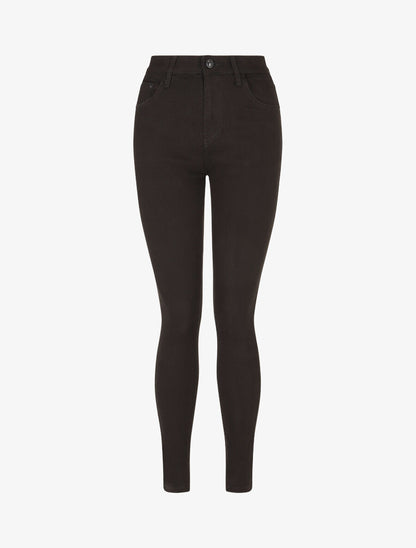 Jean uni coupe slim - Noir - 1
