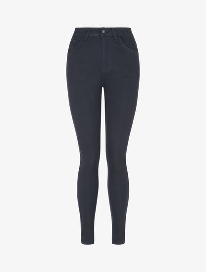 Jean uni coupe slim - Marine - 5