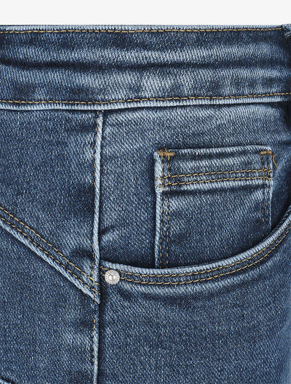 Jean basique coupe skinny - Bleu - 3