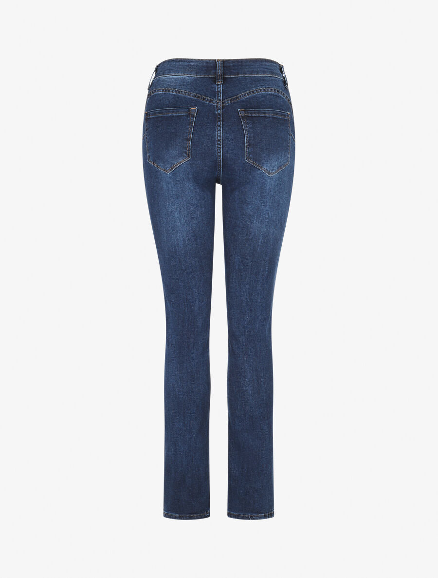 Jean push up coupe slim - Bleu - 2