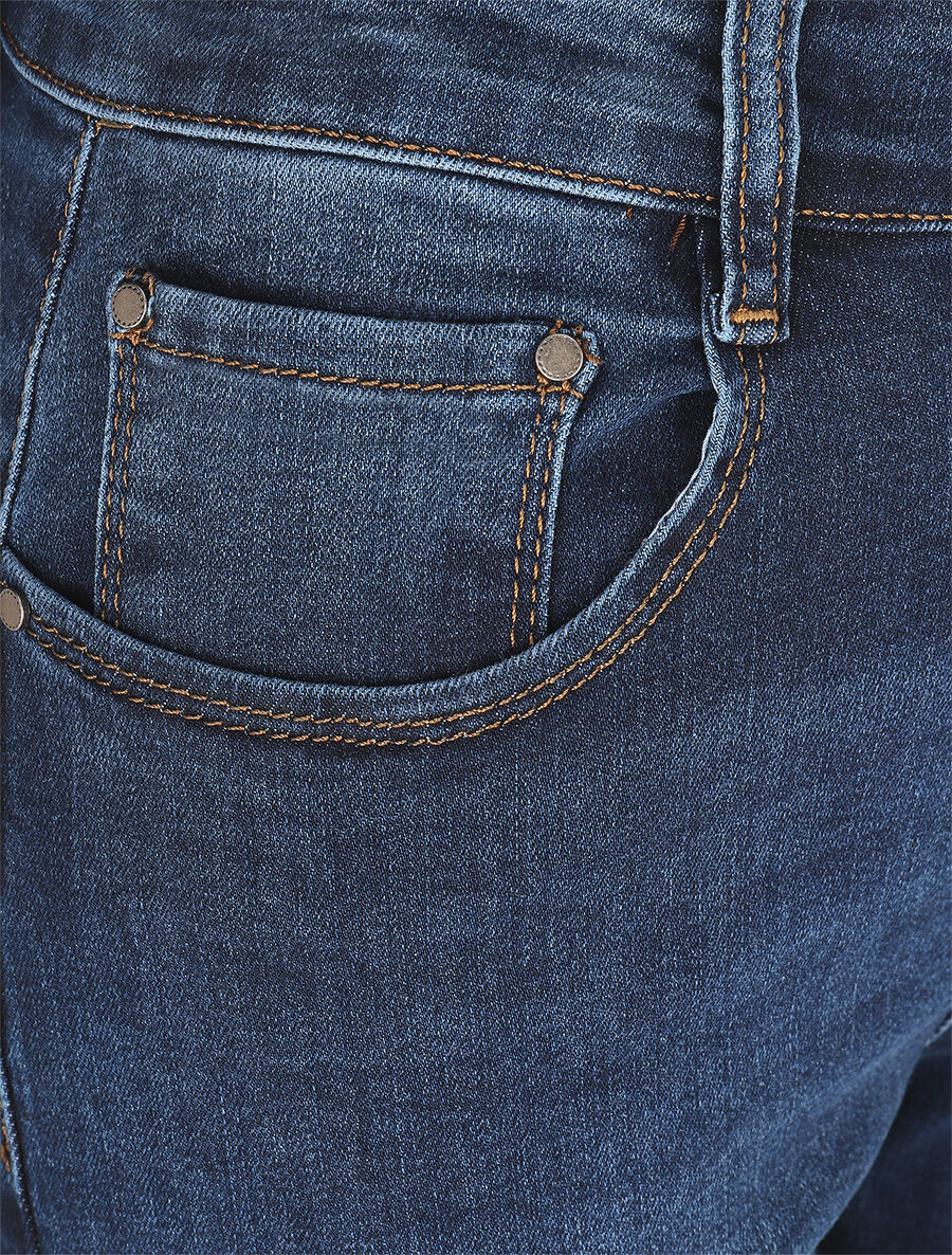 Jean push up coupe slim - Bleu - 3