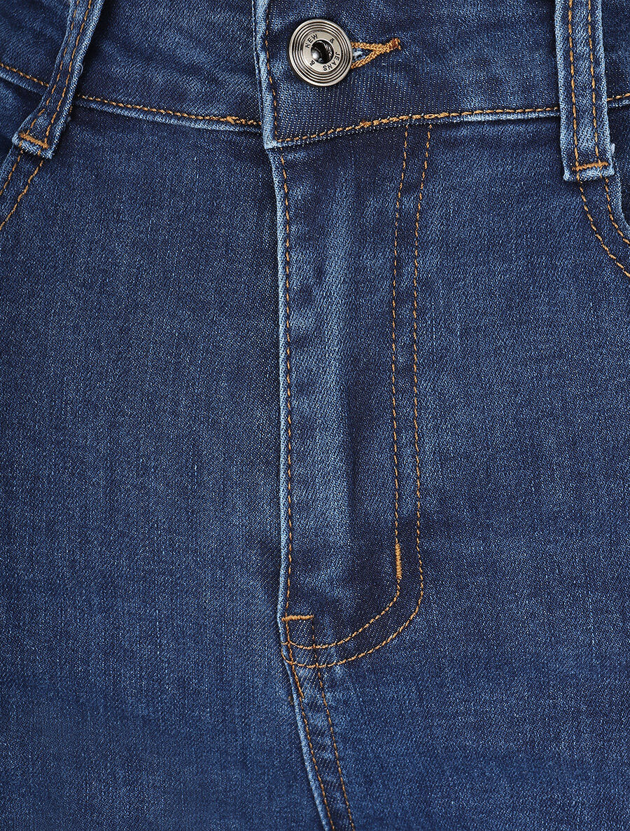 Jean push up classique coupe droite - Bleu - 3