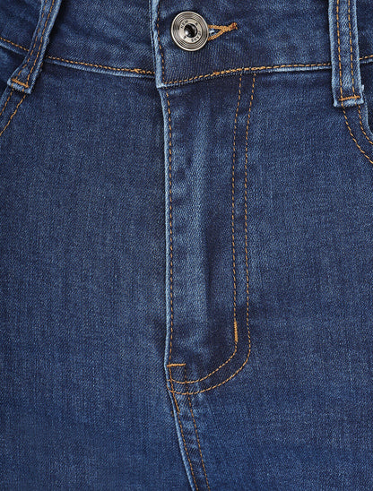 Jean push up classique coupe droite - Bleu - 3