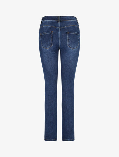 Jean push up classique coupe slim - Bleu denim - 2