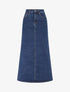 Jupe coupe flare - Bleu - 4