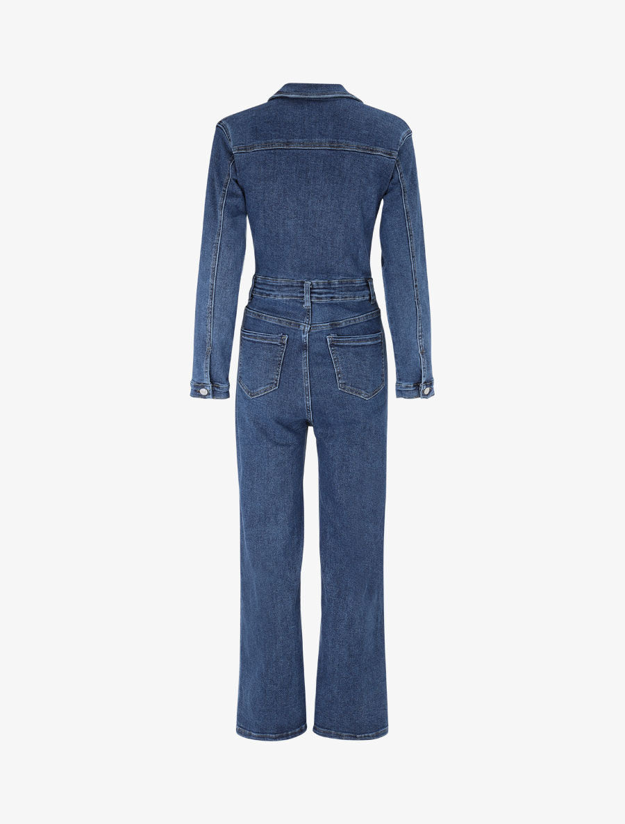 Combinaison en jean droite - Denim - 2