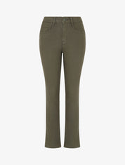 Jean standard push up coupe droite - Kaki - 1