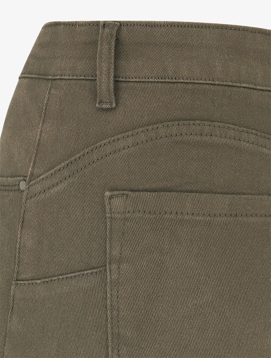 Jean push up coupe droite - Kaki - 3