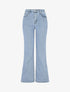 Jean droit taille haute - Bleu clair - 1