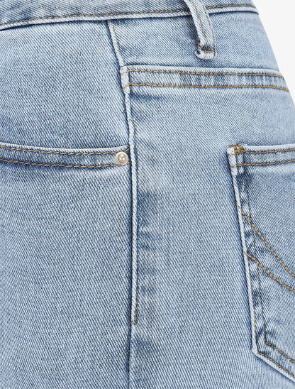 Jean droit taille haute - Bleu clair - 3