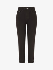 Jean mom taille haute - Noir - 4