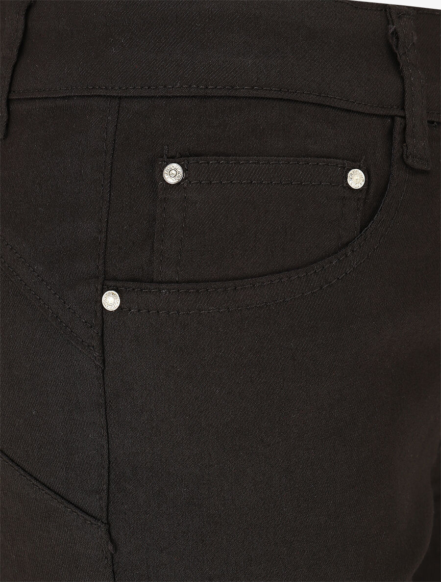 Jean skinny grande taille effet push up - Noir - 3