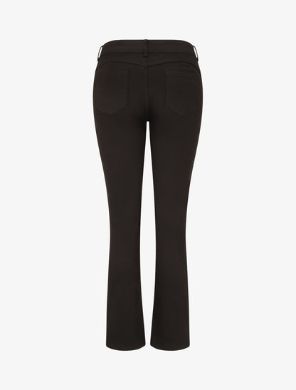 Jean droit grande taille effet push up - Noir - 2