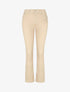 Jean droit grande taille effet push up - Beige - 1