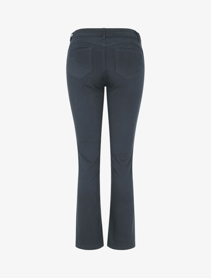 Jean droit grande taille effet push up - Marine - 2
