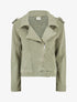 Veste en jean zippée - Kaki - 4