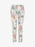 Jean slim imprimé feuillage - Blanc - 1