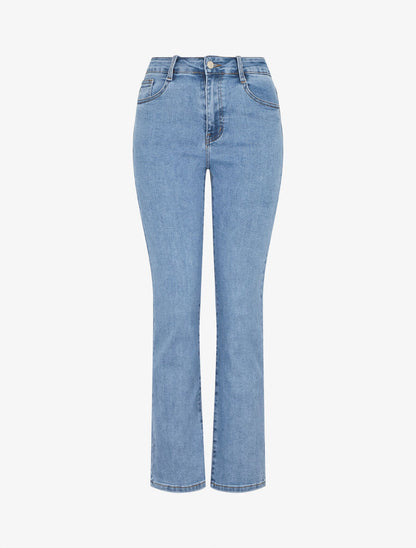 Jean standard coupe droite - Bleu - 1