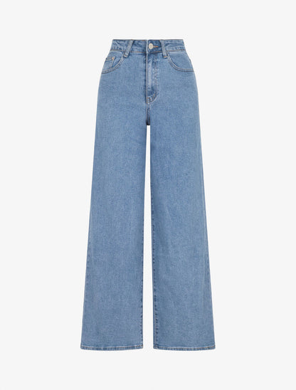 Jean ample coupe droite - Bleu - 4