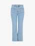 Jean droit boutonné - Bleu clair - 4
