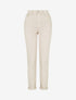 Jean à revers coupe droite - Beige - 1