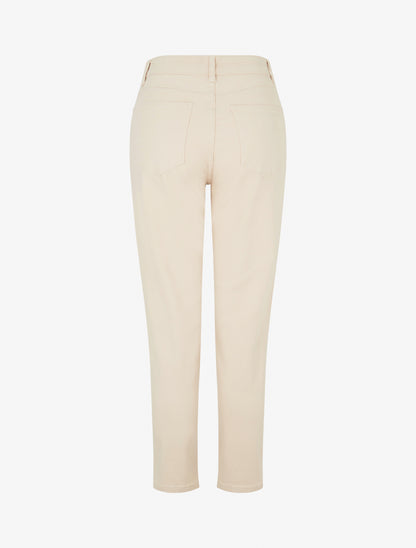 Jean droit uni - Beige - 2