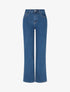 Jean push up à taille standard coupe droite - Bleu - 1