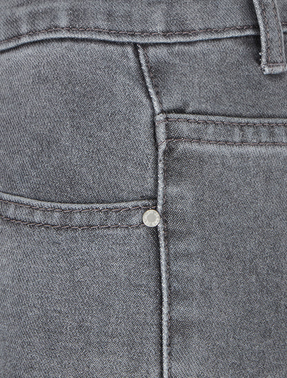Jean standard coupe flare - Gris - 3