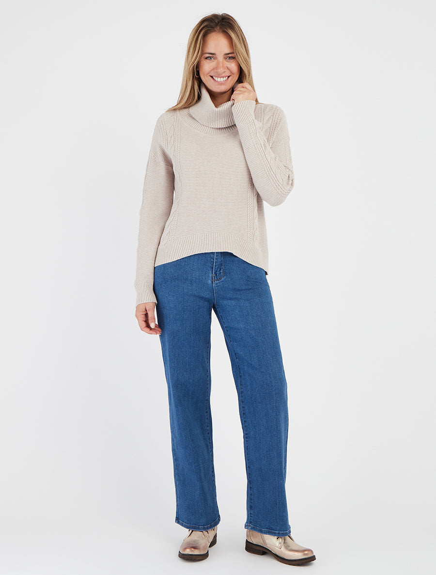 Jean Standard Passform Weit geschnitten - Blau