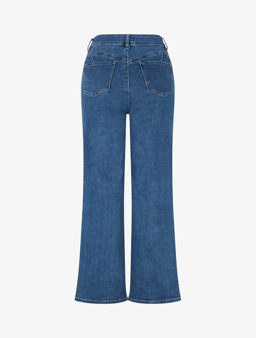Jean ample à taille standard - Bleu denim - 2
