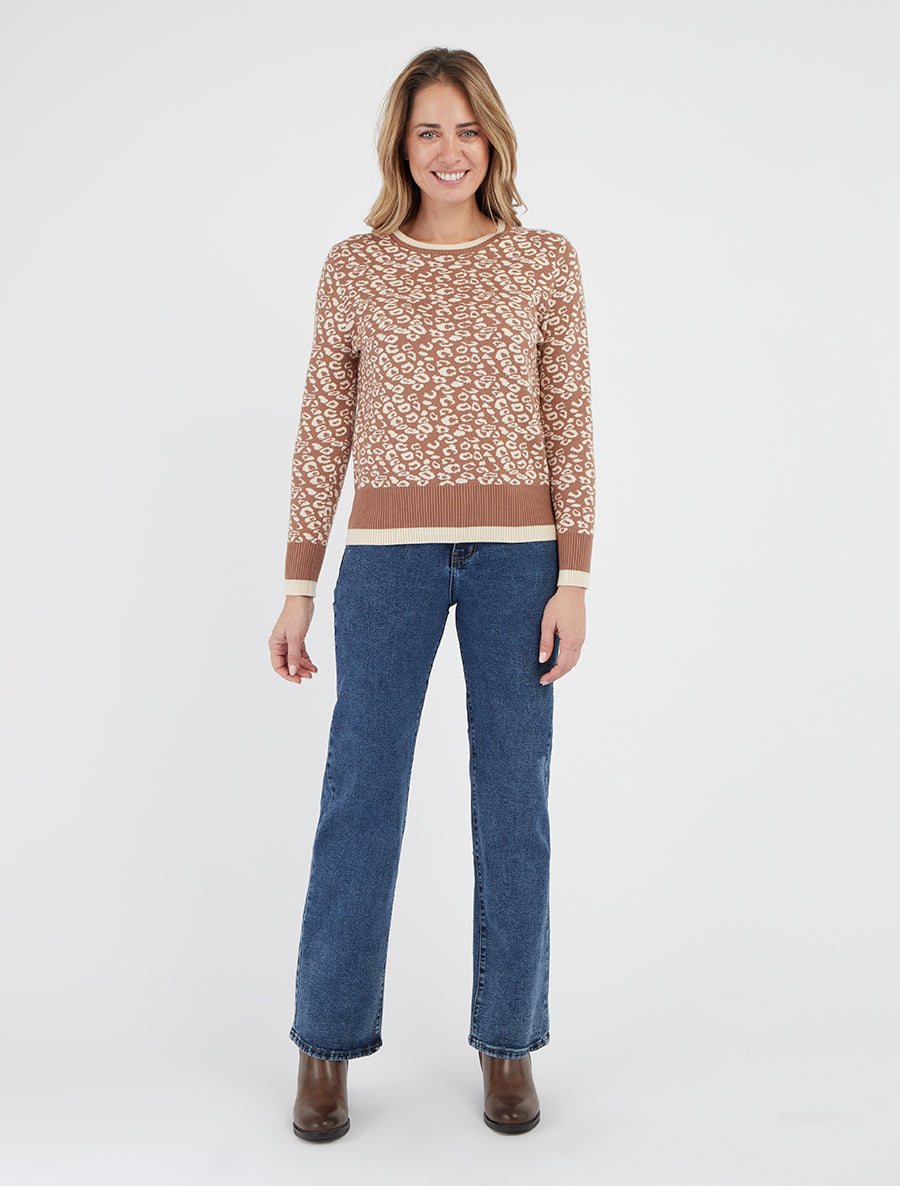 Hoch taillierte, ausgewaschene Jeans - Rohblau