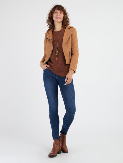 Jean Skinny Fit Standard Taille - Denimblau