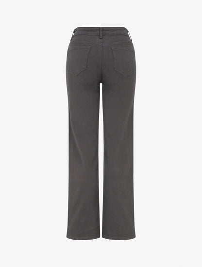 Jean wide leg coupe droite - Gris anthracite - 2