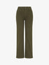 Jean wide leg coupe droite - Kaki - 1