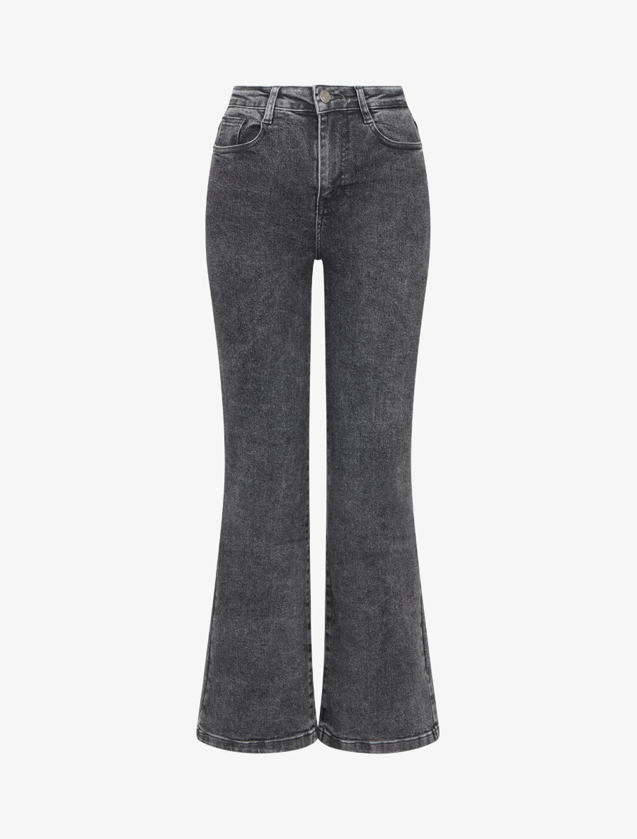 Jean standard coupe droite - Gris - 1