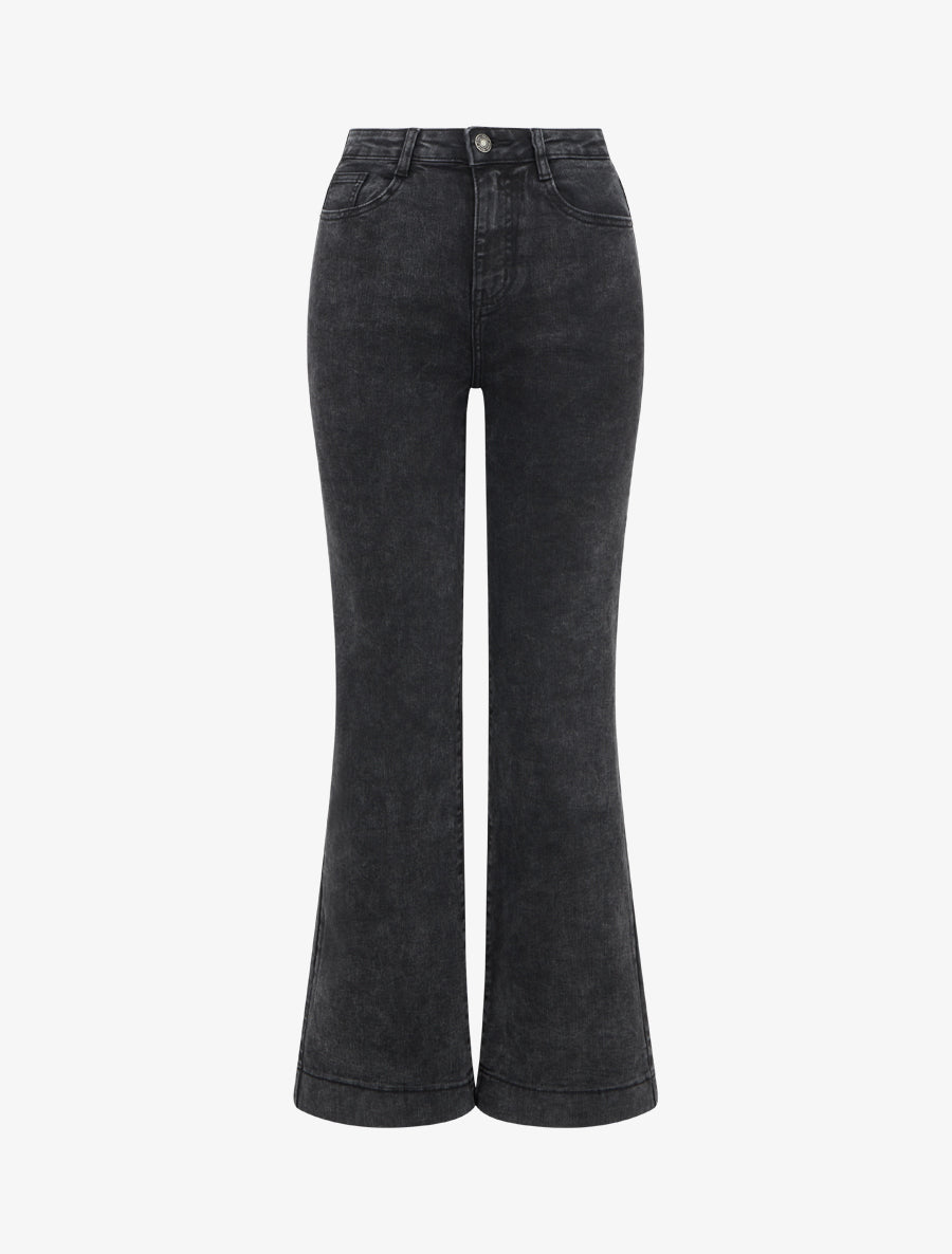 Jean classique coupe droite - Gris - 1
