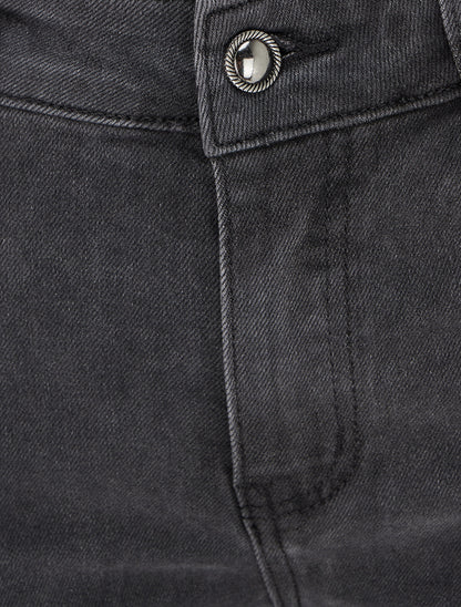 Jean standard coupe flare - Gris - 3