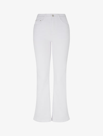 Jean standard coupe flare - Blanc - 1