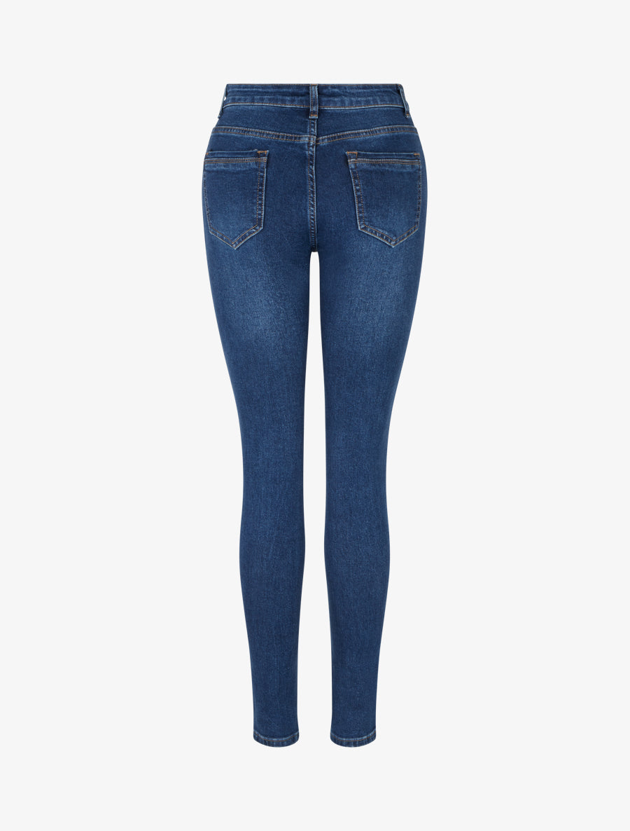Jean standard coupe skinny - Bleu - 2