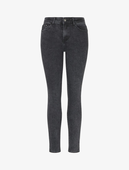 Jean classique coupe skinny - Noir - 1