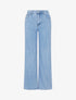 Jean grande taille coupe droite - Bleu - 1