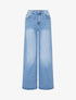 Jean push-up wide leg - Bleu clair - 1