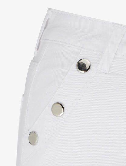 Jean wide leg coupe droite - Blanc - 3