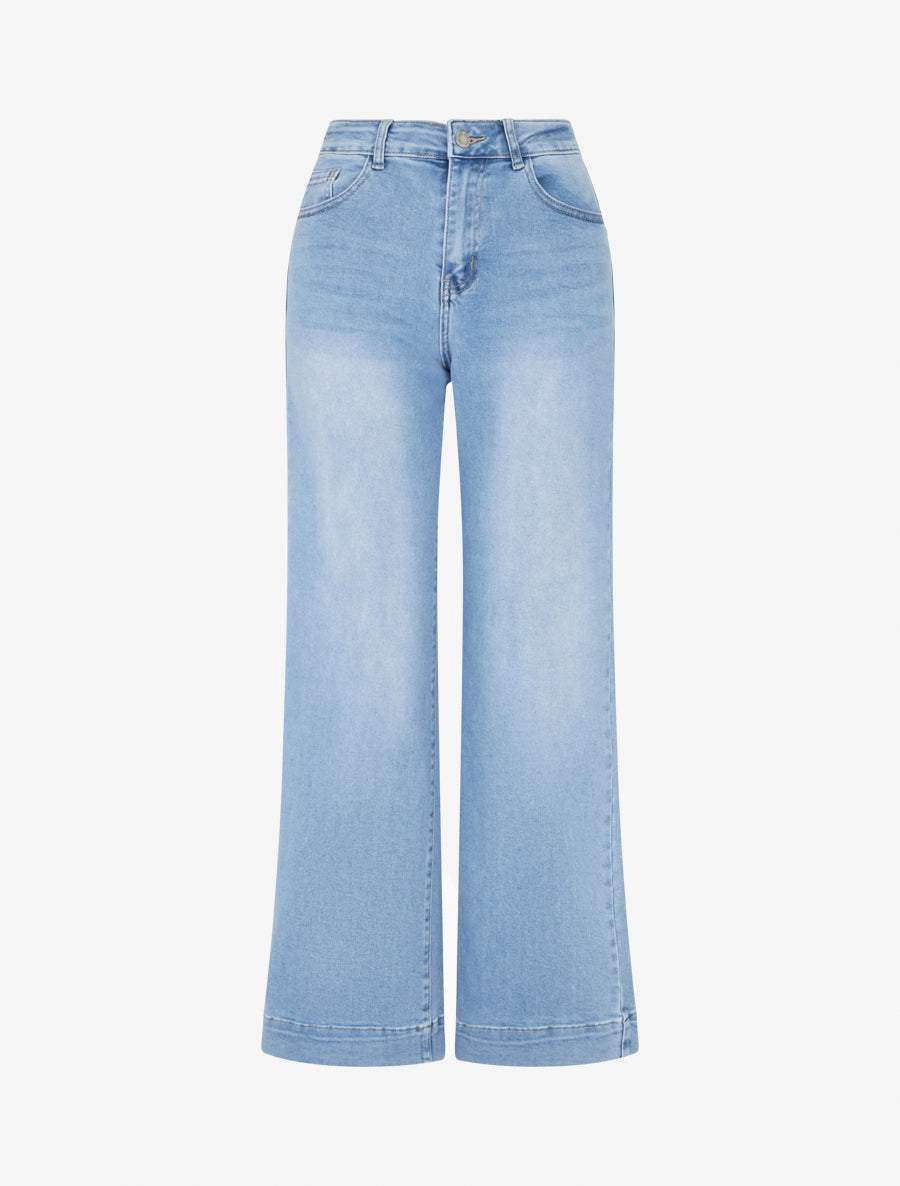 Jean classique coupe droite - Bleu clair - 1
