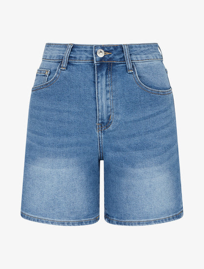 Short en jean - Bleu - 1