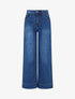 Jean wide leg à taille haute - Bleu denim - 1